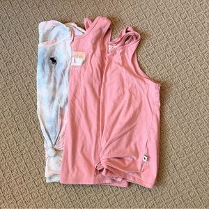 Abercrombie kids Pink Kids Top size 9/10 lot of 3